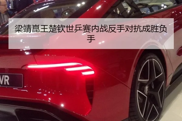 梁靖崑王楚钦世乒赛内战反手对抗成胜负手
